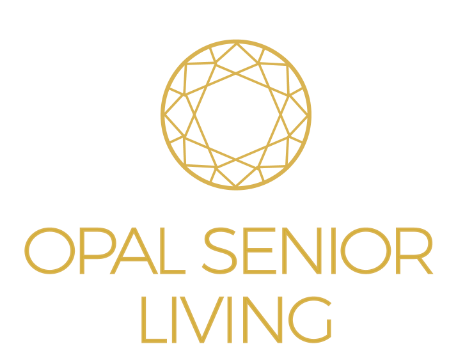 Opal Senior Living gold OSL logo